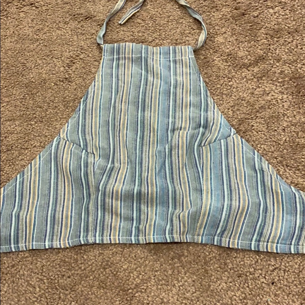 Open back halter